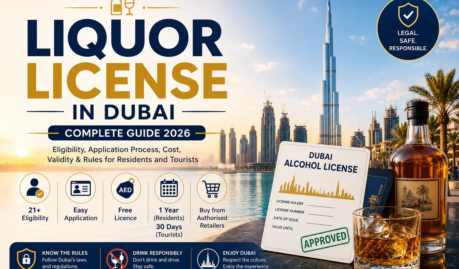 Liquor License in Dubai: Complete Guide for Residents and Tourists in 2026