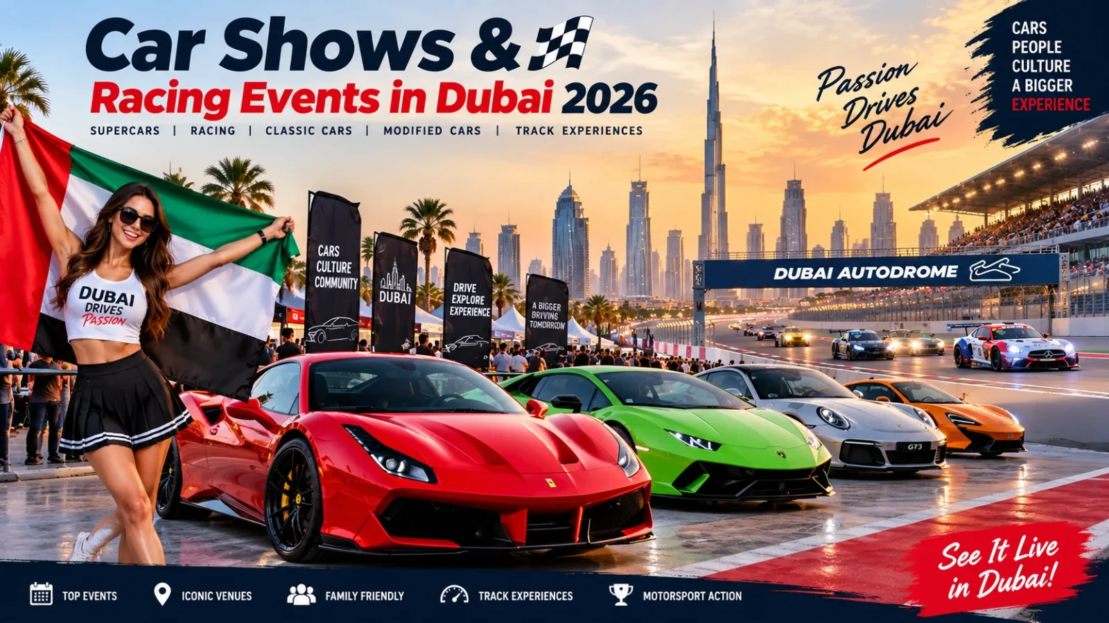 Car Shows and Racing Events in Dubai 2026: A Guide for Car Lovers