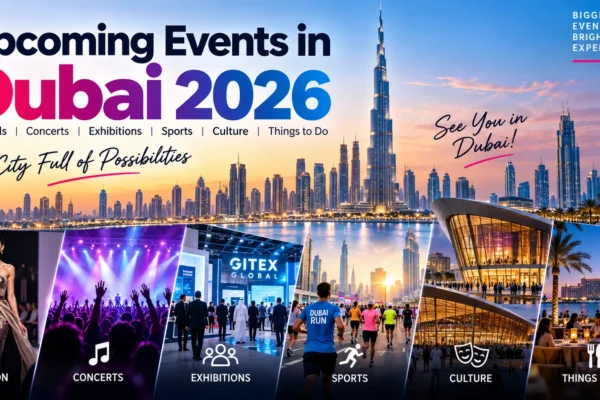 Upcoming Events in Dubai 2026: Festivals, Concerts, Exhibitions & Things to Do